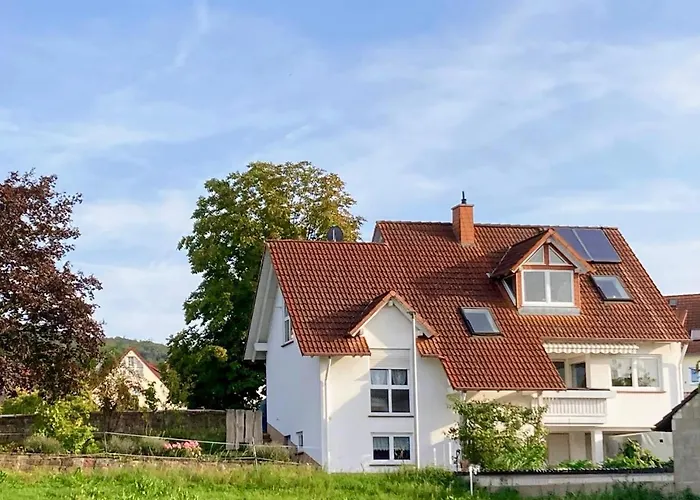 Ferienwohnung Spessartzeit - ruhig, mit Balkon&Naturblick